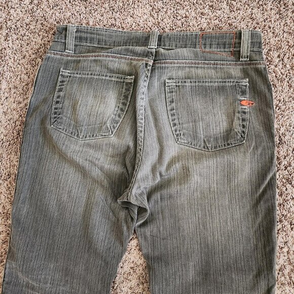 Vintage Point Zero Jeans Faded Brown Slim Straight Y2K Surf Skate - Picture 7 of 8